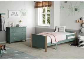 Rastúca detská posteľ v zeleno-prírodnej farbe 90x140/190 cm Willi – Marckeric