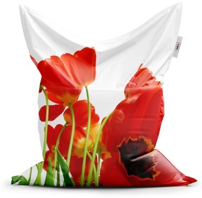 Sablio Sedací vak Tulipány - 150x100 cm