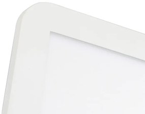 Stropné svietidlo biele 22,5 cm vrátane LED 3-stupňové stmievateľné IP44 - Steve