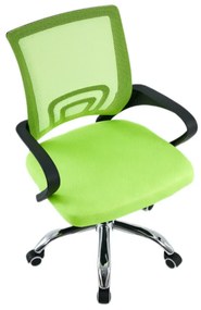 Kancelárska stolička, zelená/čierna, DEX 4 NEW