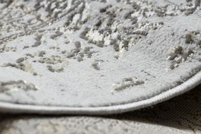 Koberec LIRA E1468 Rozeta, glamour, sivo - zlatý