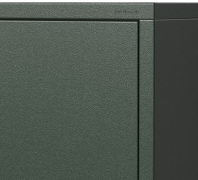 Šatníková skriňa FLAVIO, 800 x 1850 x 450 mm, Modern: fľaškovo zelená farba