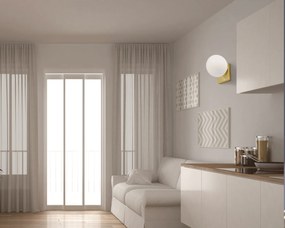 Toolight Toolight, nástenná lampa 1xE27 APP1009-1W, zlatá, OSW-05550