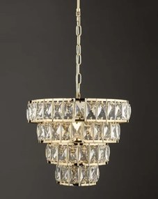 Där Lighting CER0135 - Luster na reťazi CERYS 1xE27/60W/230V zlatý
