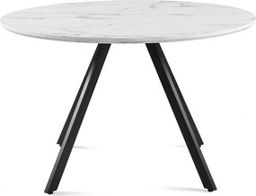 Jedálenský stôl AVENBERG RONDO Ø120 biely