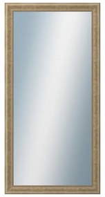 DANTIK - Zrkadlo v rámu, rozmer s rámom 60x120 cm z lišty KŘÍDLO malé zlaté patina (2774)