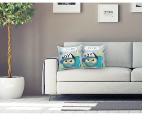 Detská obliečka na vankúš 43x43 cm Boy Owl – Mila Home