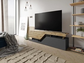 Televízna skrinka Bekas, Farby: antracyt / wotan