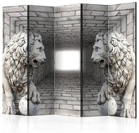 Paraván - Stone Lions II [Room Dividers]