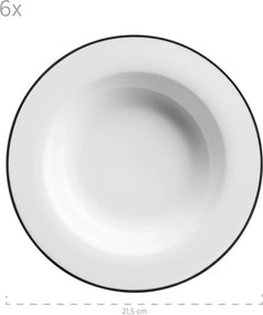 Mäser Súprava plytkých a hlbokých tanierov 12 ks NOLA