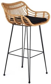 Ratanová barová stolička KEMI 105