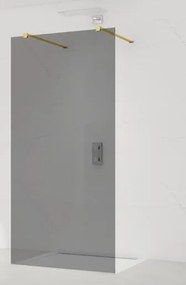 Sprchová zástena Walk-in 90 cm SAT vo farbe profilu zlatá SATBWI90KSZAVZ