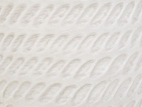 Kvetináč ⌀ 39 cm krémová biela LIVADIA Beliani
