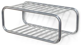 Kovový závesný vešiak na topánky v striebornej farbe Retro – Spinder Design