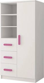 Regál SMYK - biely (viac variant)