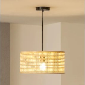 Brilagi - LED luster na lanku CERIA BOHO 1xE27/40W/230V pr. 40 cm bambus
