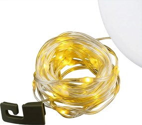 Solárna LED svetelná reťaz Mira, 3000k