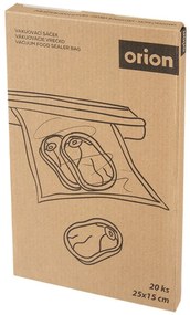 Orion Vrecko nylon do vákuovačky potravín 20 ks, 25 x 15 cm, S