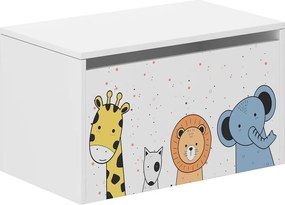 Wooden Toys KONTAJNER NA HRAČKY MINI ZOO