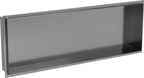 Mexen X-Wall-NR, polica na zapustenie bez príruby 90 x 30 cm, grafitová matná - 19E1903010