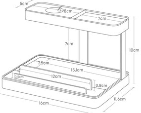 Kovový stojanček na tablet Tower – YAMAZAKI