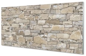 Obraz na skle Kamenná múr wall 140x70 cm