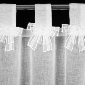 ZÁCLONA NA PÚTKACH ALEXANDRA 140X250 CM BIELA