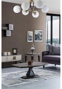 Stropné svietidlo v bielo-zlatej farbe so skleneným tienidlom ø 15 cm Dolunay – Opviq lights