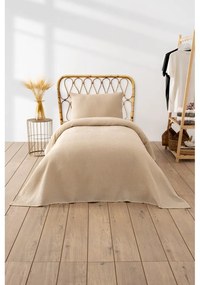 Béžový pléd 160x220 cm Waffle – Mijolnir