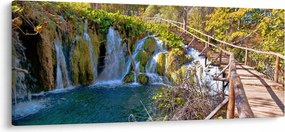 Obraz - Vstup na vodopády (120x50 cm)