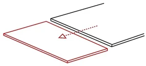 Jedálenský stôl Salvadore II 180 x 90 cm, antracit