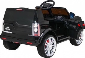 Ramiz Land Rover Discovery Elektrické auto pre deti Čierne SUV + diaľkové ovládanie