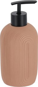 Dávkovač mydla Elya, púdrová/s čiernymi prvkami, 400 ml