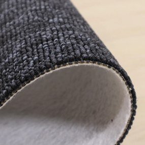 Betap, Metrážny koberec Debut 79, na mieru, šíře 4m, čierna, filc, detská izba