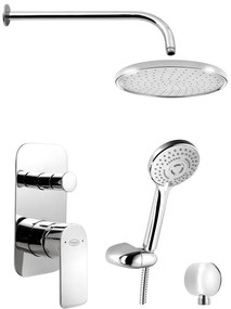 Aqualine Aqualine, DAPHNE podomietkový sprchový set s pákovou batériou, 2 výstupy, chróm, DH943