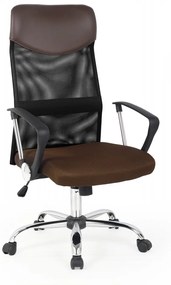 Kancelárska otočná stolička VIRE - látka, sieť, viac farieb Sivá