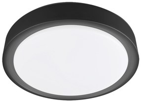 RABALUX LED moderné stropné osvetlenie s čidlom FOSTER, 28W, teplá-denná biela, RGB, 36cm, okrúhle, čierne