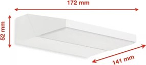 Telefunken - LED Vonkajšie nástenné svietidlo LED/10W/230V IP44 biela