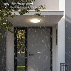 Brilagi - LED kúpeľňové svietidlo ULTRA SLIM LED/18W/230V priemer 30 cm zlaté IP54