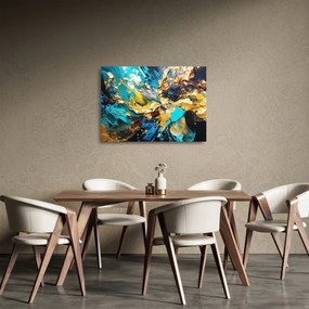 Sklenený obraz - Textúrovaná olejomaľba (70x50 cm)
