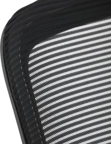 Kancelárska otočná stolička NERO — látka, čierna