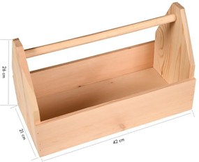 Kesper 69576 Box na náradie borovica 42 x 21 x 26 cm