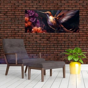 Obraz - Kolibrík (120x50 cm)
