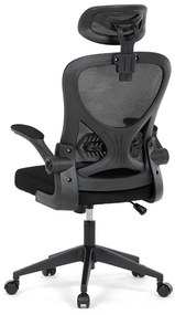 Autronic BONTEC Kancelárska stolička, hojdací mechanizmus, čierna, KA-K2021 BK Farba: Šedá