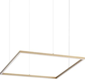 Ideal Lux - LED závesný luster na lanku ORACLE SLIM LED/44W/230V CRI 90 70x70 cm zlatý