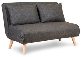 Pohovka futon Fillie (Tmavá sivá). Vlastná spoľahlivá doprava až k Vám domov. 1073398