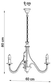 MINERWA 3 Závesné svetlo, biela SL.0213 - Sollux