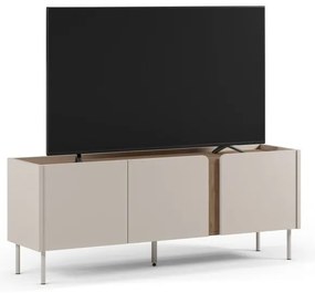 TV stolík v dekore duba v krémovo-prírodnej farbe 140x53x35 cm Lucile – Marckeric