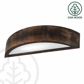 Brilagi - LED nástenné svietidlo CARVALHO SMOKEY 1xE27/60W/230V dub