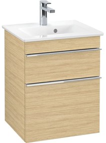 VILLEROY &amp; BOCH Venticello závesná skrinka pod umývadielko, 2 zásuvky, 466 x 425 x 590 mm, Nordic Oak, A92201VJ